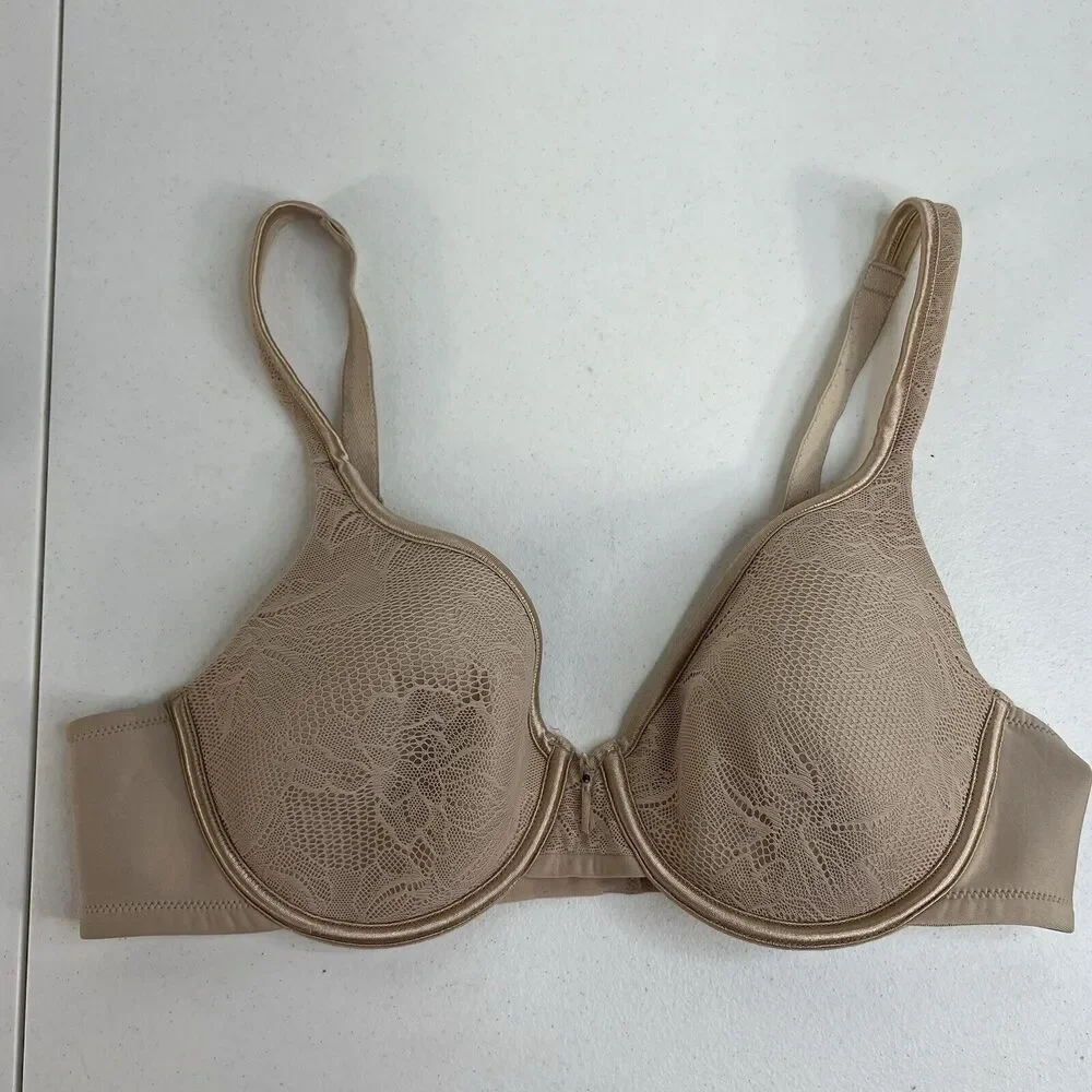 Vanity Fair 36C‎ Bra Body Caress Full Coverage 72336 Underwire Beige Tan Women’s